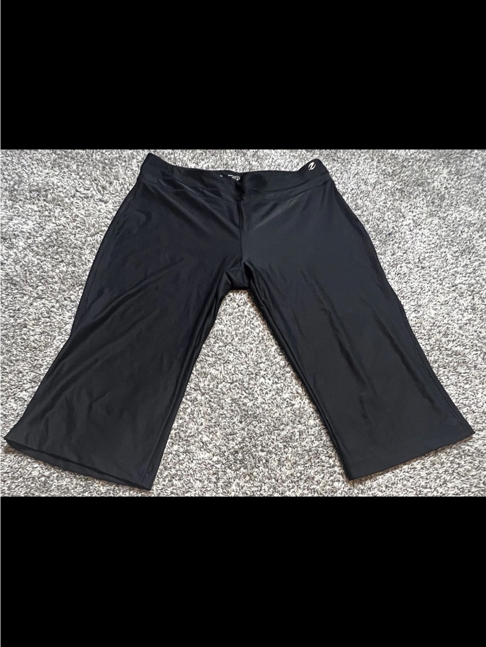 Energy Zone Performance Black Active Capri Pants